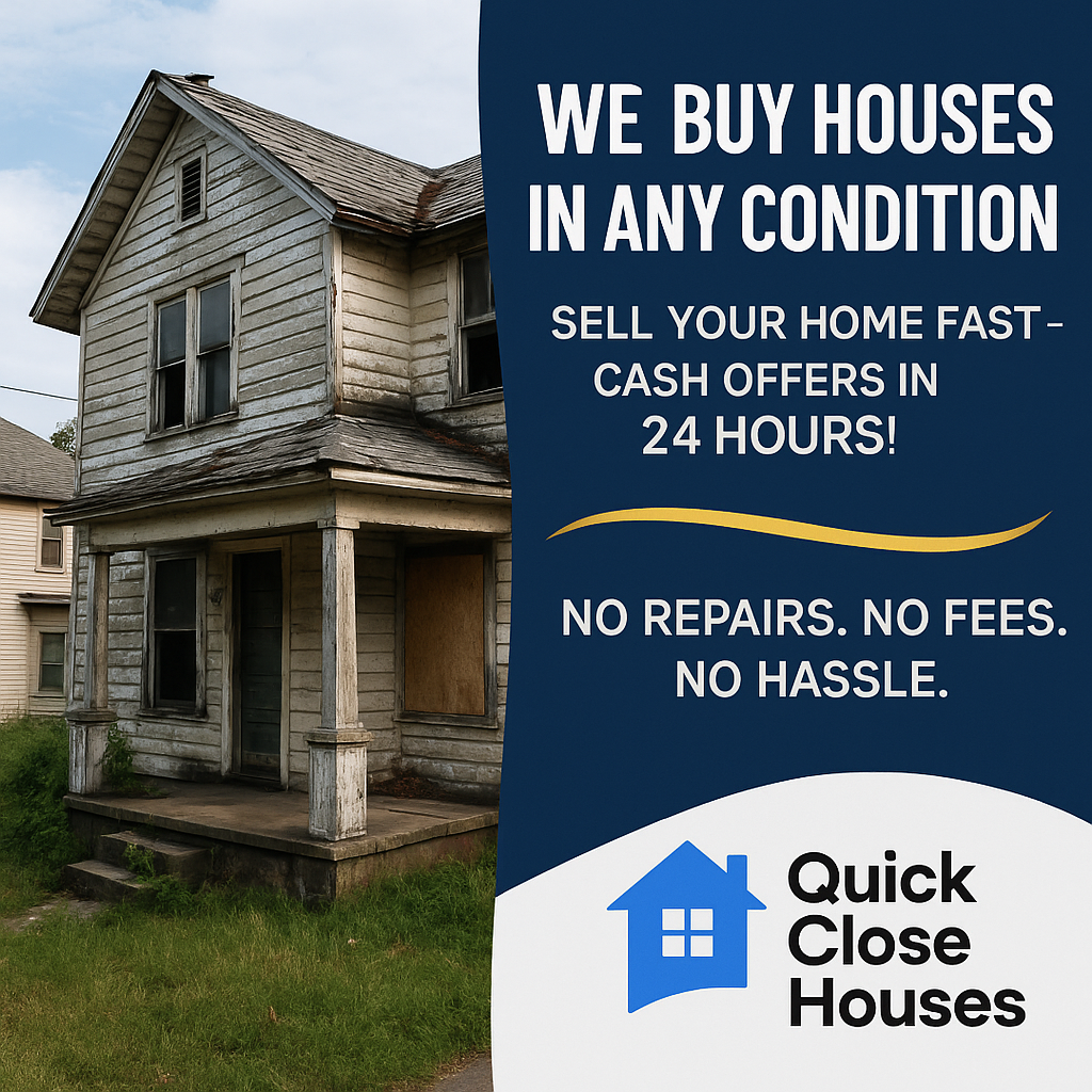 Quick Close Houses buys homes in any condition across Akron and Northeast Ohio